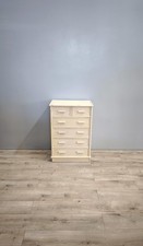 81700 Cassettiera bianca in rattan