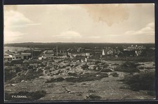 Tylösand, panorama, cartolina 1935 