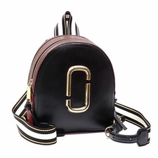 Marc Jacobs Zaino Packshot, Donna, Pelle Nera e Rossa, M0013992, Backpac