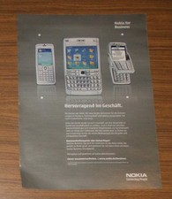 Rara Pubblicità NOKIA ESERIES - Ottima in negozio 2006