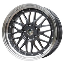 4 CERCHI IN LEGA BMW 17 5X120 STYLE BBS LM 7.5J ET34 E36 E46 E90 E91