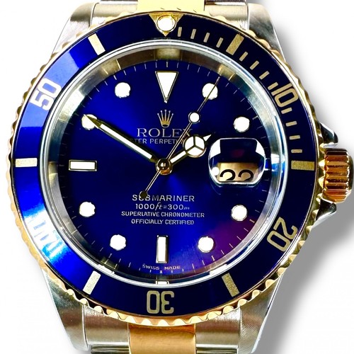 Rolex submariner 16613 blu - rolex,