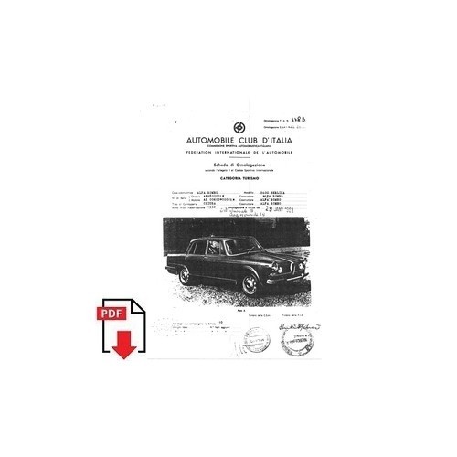 1963 alfa romeo 2600 berlina - alfa,