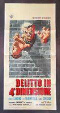 CINEMA-locandina DELITTO IN QUARTA DIMENSIONE 4-D Man LANSING Yeaworth jr
