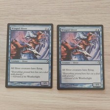 2x Winged Slivers - FOIL - Premium Deck - MTG 