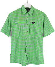 HAGLÖFS camicia uomo MEDIA tasche zip manica corta traspirante quadri outdoor