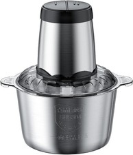 Tritatutto Elettrico da Cucina Professionale in Acciao Inox con 2 Velocità 650W