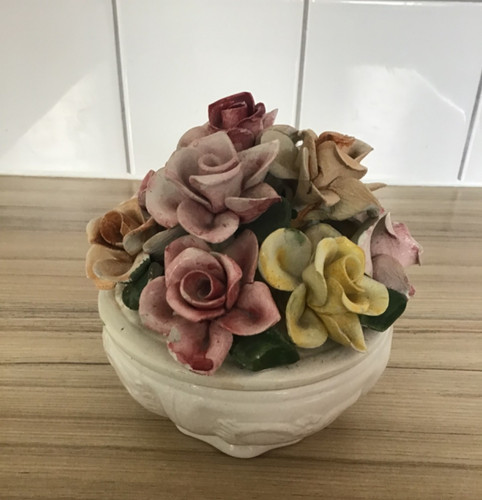 Bassano italy porcelain flower - bassano,