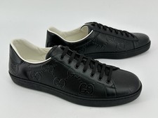 Sneakers uomo Gucci nuove originali pelle -625787 -tg-UK-12,5/EU-46,5/US-13,5