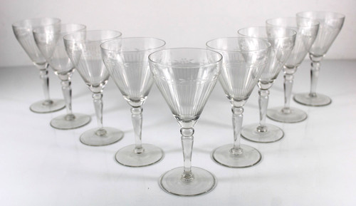 Set calici cristallo - 9x,
