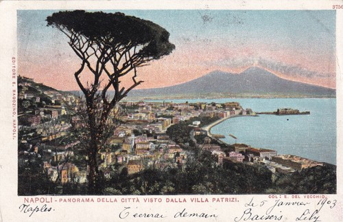 Cartolina napoli panorama - di, ,panorama