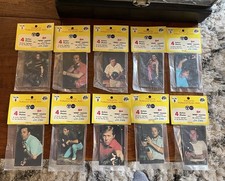 Carte foto azione sigillate bowling vintage 10 confezioni ABC MASTERS CHAMPIONS Bowler