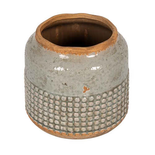 Vaso fioriera tondo - , terracotta