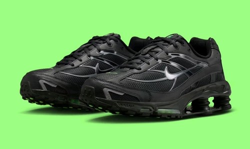 Nike shox ride nero argento - nike,