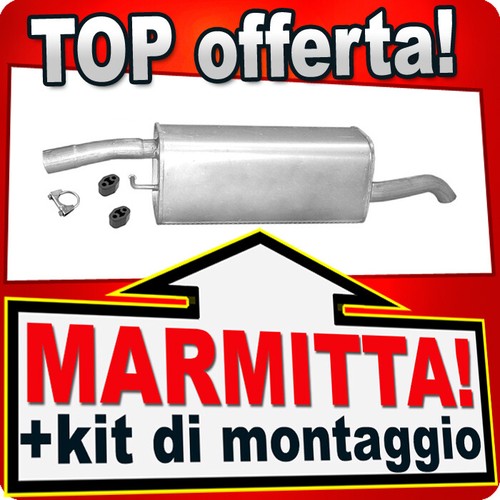 Silenziatore posteriore per - silenziatore,