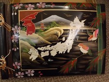 UNUSED Vtg Japan Map Abalone
