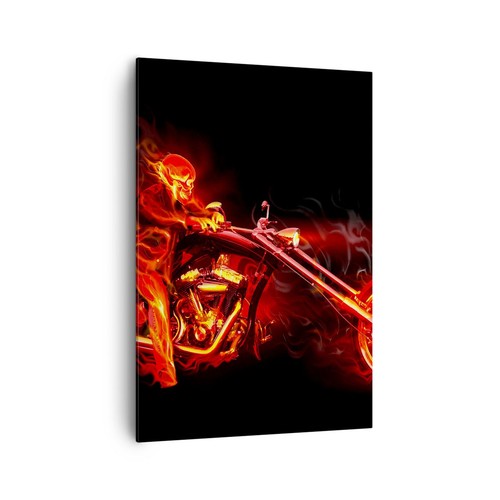 Quadro tela 70x100cm - su, fiamme