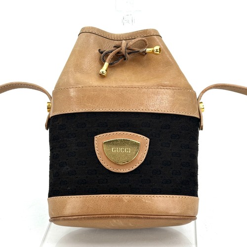 Gucci vintage nero marrone - vintage,