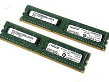 Memorie RAM 8 GB (4GB X2) Crucial DDR3 Non-Ecc 1600MHz UDIMM 240 PIN PC3-12800U