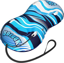 Tubo Da Neve Con Fune Di Traino Trainabile, Slitta Gonfiabile per 2 Persone, Res