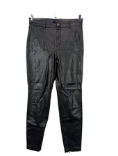 ZARA Pantaloni in ecopelle