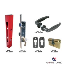 Kit Base per Cancelli  SCORREVOLI con Serratura Art. 3501/KIT