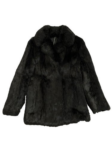 Cappotto pelliccia nero