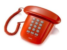 TELEFONO FISSO SOLE ROSSO