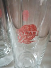 Set Completo sei Bicchieri di Vetro Vintage  Cynar
