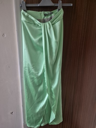 Zara gonna maxi spacco verde