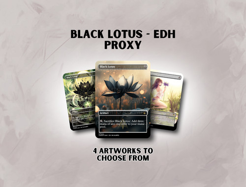 Black lotus scheda - lotus,