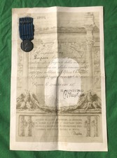 Diploma e Medaglia Campagna