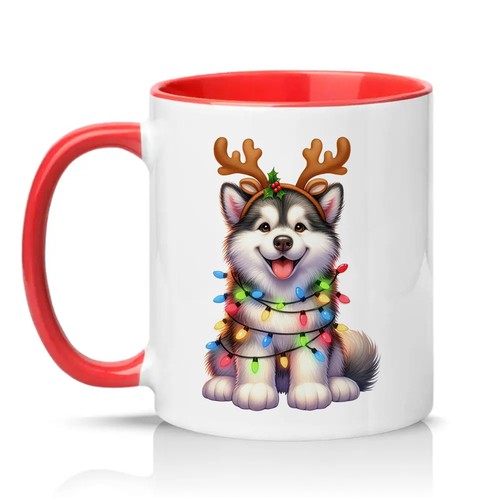 Husky dog reindeer - husky,