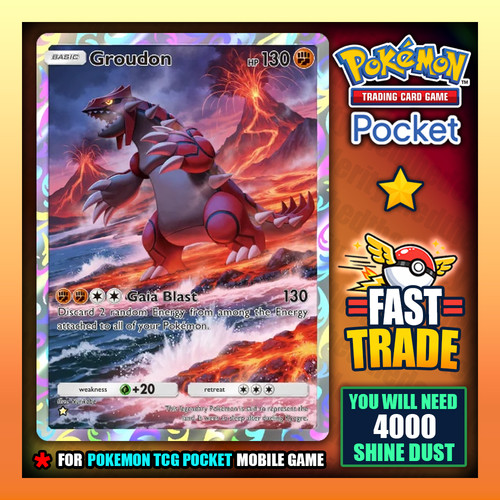Pokemon tcg pocket groudon - pokemon,
