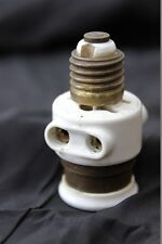 Vecchia Lampada In Porcellana, Design Art Deco Bauhaus