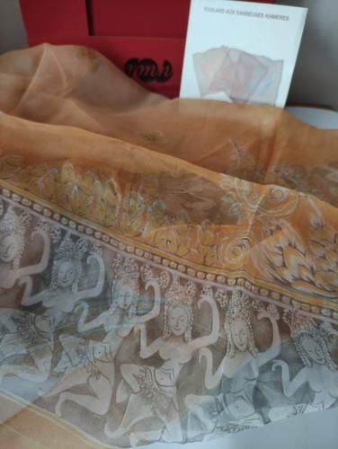 Foulard carré mousseline 100 - carré,