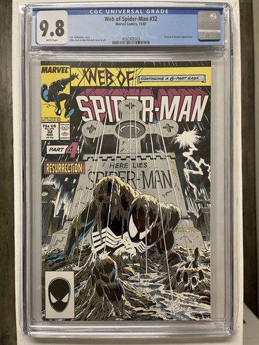 Web spiderman cgc 9 8 - web, of