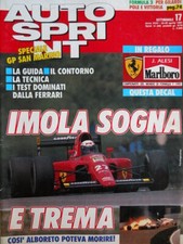Autosprint n�17 1991 Gp Imola Ayrton Senna vittoria  [P9]