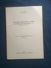 Frezza Le relazioni internazionali di Roma nel III e II secolo a.c. Lateranensis