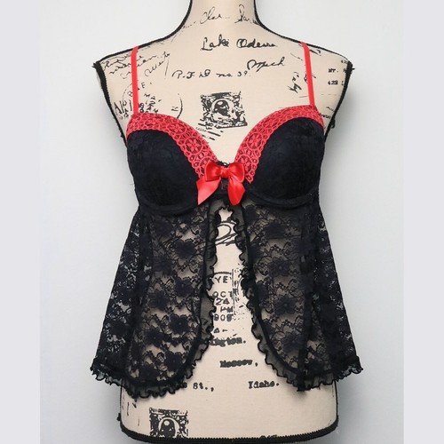 Babydoll donna nero - babydoll,