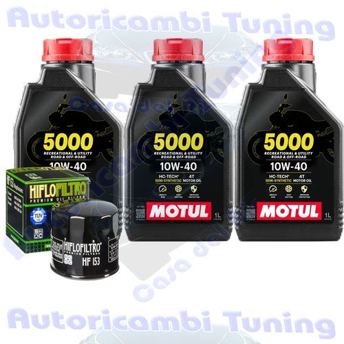 Kit tagliando olio motul 5000 - olio,