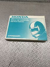 libretto uso e manuntenzione vfr 800 fi/y origine