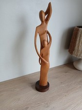 Vintage statuette africaine - statuette,