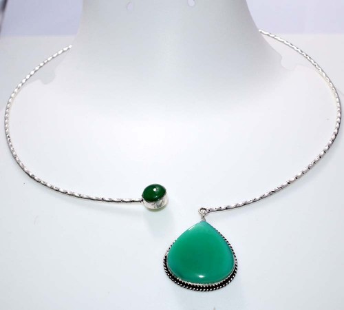 Collana girocollo argento - collana,