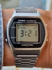 Casio Casiotron 47CS-23 Calendar 200 LCD Vintage Watch