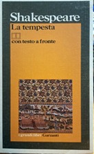 Libro Shakespeare " La tempesta con testo a fronte " Garzanti editore