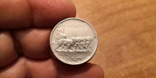 Centesimi 1924 leoni - 50,