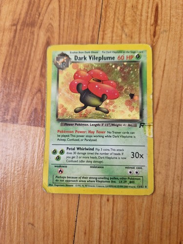 Rare holo dark vileplume - rare, 13/82