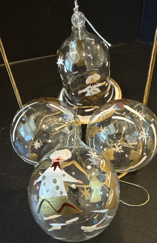Palline natale angelo vetro - di,