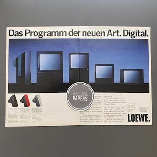1987 loewe televisore digitale - 1987,